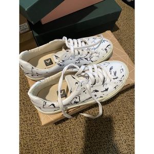 veja marble sneakers